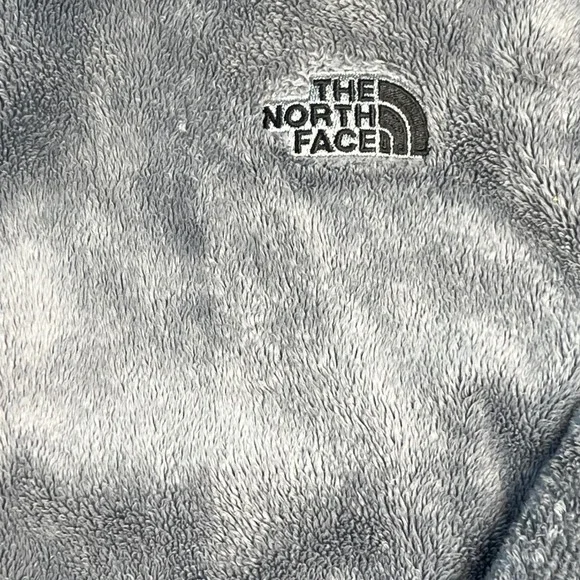 The North Face Women's Large Gray Pink Cancer Awareness Fleece Jacket Zip - Picture 8 of 11
